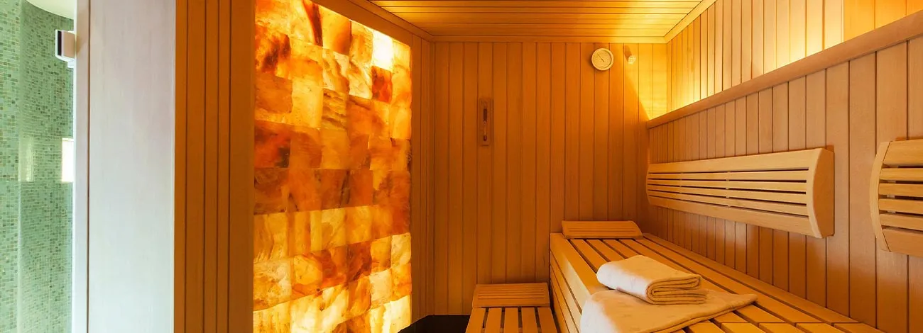 sauna twice a day